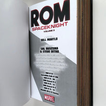 Load image into Gallery viewer, ROM, the Complete Collection (3 Volumes) by Bill Mantlo & Sal Buscema, Custom Bound Hard Covers Custom Comic Book Binding - Heroes Rebound Studios