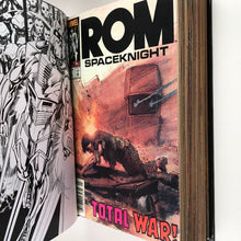 Load image into Gallery viewer, ROM, the Complete Collection (3 Volumes) by Bill Mantlo & Sal Buscema, Custom Bound Hard Covers Custom Comic Book Binding - Heroes Rebound Studios