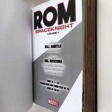 Load image into Gallery viewer, ROM, the Complete Collection (3 Volumes) by Bill Mantlo & Sal Buscema, Custom Bound Hard Covers Custom Comic Book Binding - Heroes Rebound Studios