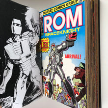 Load image into Gallery viewer, ROM, the Complete Collection (3 Volumes) by Bill Mantlo & Sal Buscema, Custom Bound Hard Covers Custom Comic Book Binding - Heroes Rebound Studios