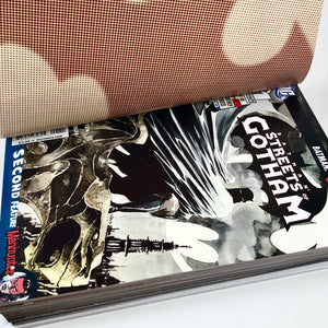 BATMAN: STREETS OF GOTHAM by Paul Dini & Dustin Nguyen, Custom Bound Hard Cover Custom Comic Book Binding - Heroes Rebound Studios
