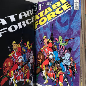ATARI-FORCE by Gerry Conway & José Luis García-López, Custom Bound Hard Cover Custom Comic Book Binding - Heroes Rebound Studios