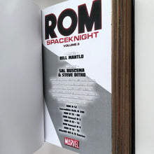 Load image into Gallery viewer, ROM, the Complete Collection (3 Volumes) by Bill Mantlo &amp; Sal Buscema, Custom Bound Hard Covers Custom Comic Book Binding - Heroes Rebound Studios
