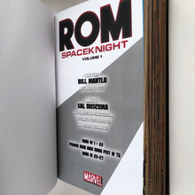 Load image into Gallery viewer, ROM, the Complete Collection (3 Volumes) by Bill Mantlo &amp; Sal Buscema, Custom Bound Hard Covers Custom Comic Book Binding - Heroes Rebound Studios
