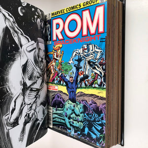 ROM, the Complete Collection (3 Volumes) by Bill Mantlo & Sal Buscema, Custom Bound Hard Covers Custom Comic Book Binding - Heroes Rebound Studios