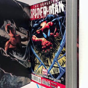 SUPERIOR SPIDER-MAN by Dan Slott, Ryan Stegman & Humberto Ramos, Custom Bound Hardcover Custom Comic Book Binding - Heroes Rebound Studios
