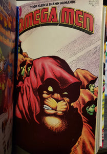 OMEGA MEN (2 Vol.) by Slifer, Giffen, Moench, Klein & McManus, Custom Bound Hardcover