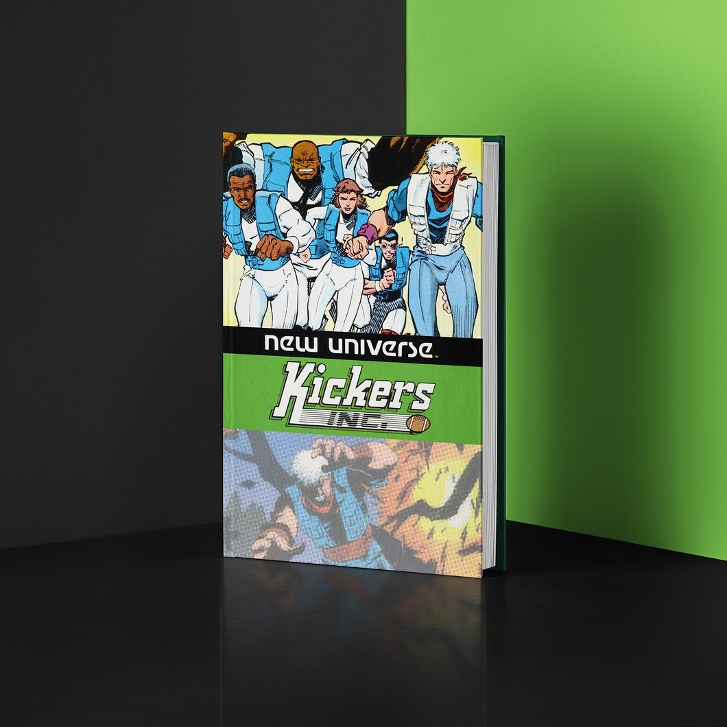 NEW UNIVERSE: KICKER’S INC. by Tom DeFalco and Ron Frenz, Custom Bound Hard Cover