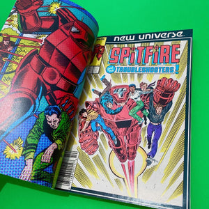 NEW UNIVERSE: SPITFIRE & THE TROUBLESHOOTERS by Eliot R. Brown and Jack Morelli, Custom Bound Hard Cover