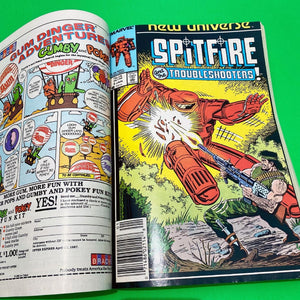 NEW UNIVERSE: SPITFIRE & THE TROUBLESHOOTERS by Eliot R. Brown and Jack Morelli, Custom Bound Hard Cover