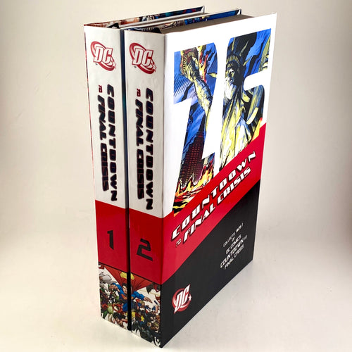 COUNTDOWN TO FINAL CRISIS by Various, Custom Bound Hard Cover Custom Comic Book Binding - Heroes Rebound Studios