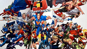 COUNTDOWN TO FINAL CRISIS by Various, Custom Bound Hard Cover Custom Comic Book Binding - Heroes Rebound Studios